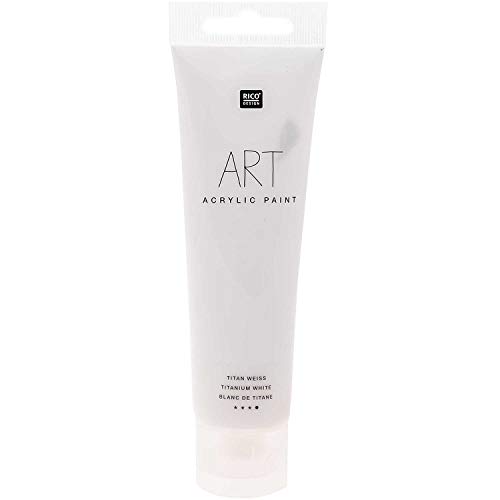 Rico Design 3231944 Farben, Titan-Weiss, 100 ml (1er Pack) von Rico Design