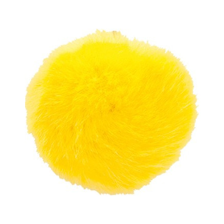 Rico Pompon Quaste Acryl Gelb 10 cm von Rico Design