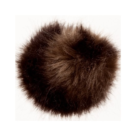 Rico Pompon Quaste Acryl Dunkelbraun 10 cm von Rico Design