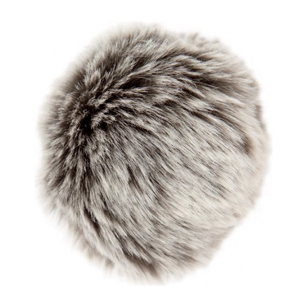 Rico Pompon Quaste Acryl Mix Grau/Silber 10 cm von Rico Design
