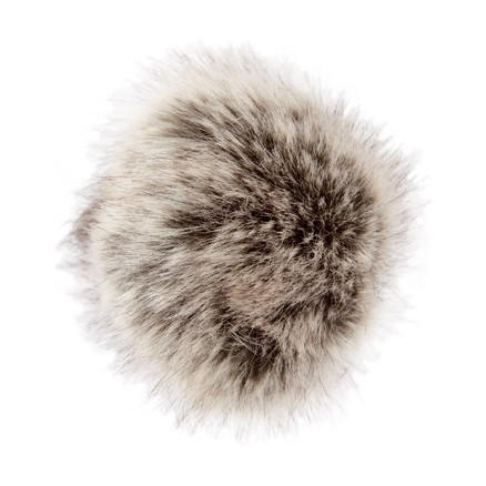 Rico Pompon Quaste Acryl Mix Schwarz/Natur 10 cm von Rico Design