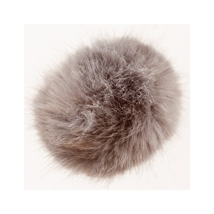 Rico Pompon Quaste Acryl Silbergrau 10 cm von Rico Design