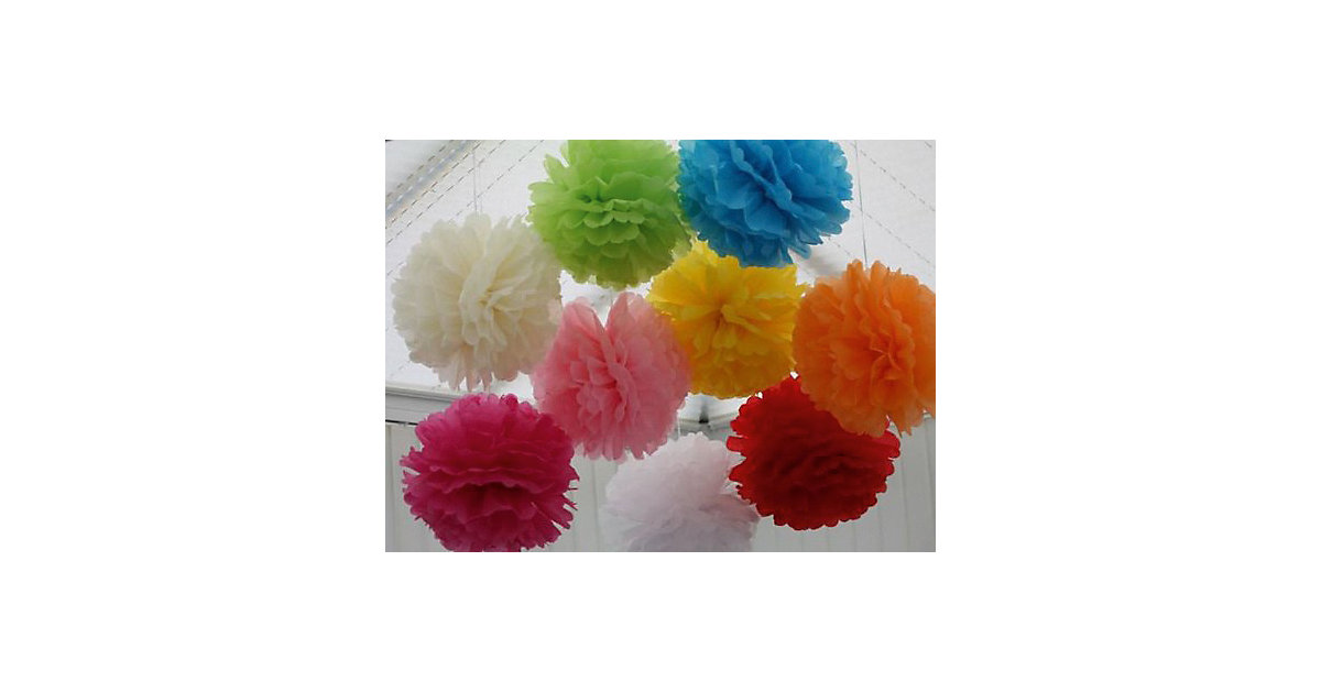 Seidenpapierpompons hellgrün, 3 Stück Seidenpapierpompons hellgrün, 3 Stück von Rico Design