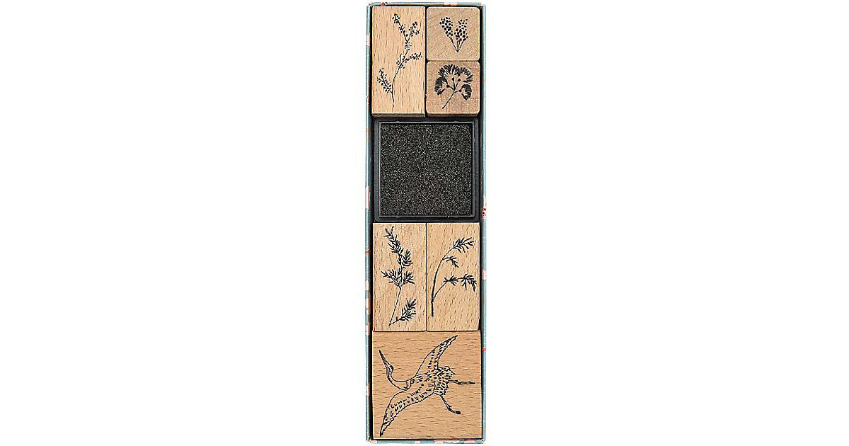 Stempelset, Jardin Japonais, Kranich Stempelset, Jardin Japonais, Kranich von Rico Design