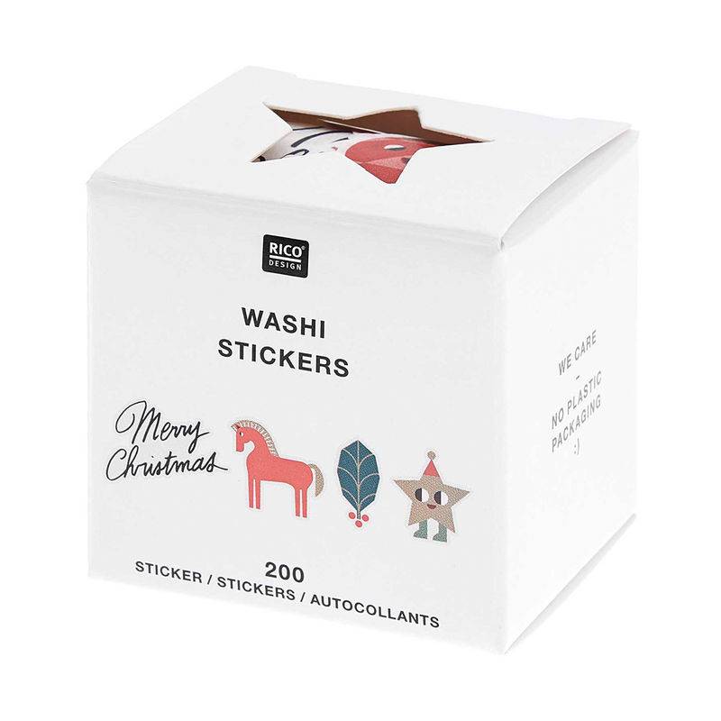 Washi-Sticker CHRISTMAS ROCKS! - FIGUREN 200-teilig von Rico Design
