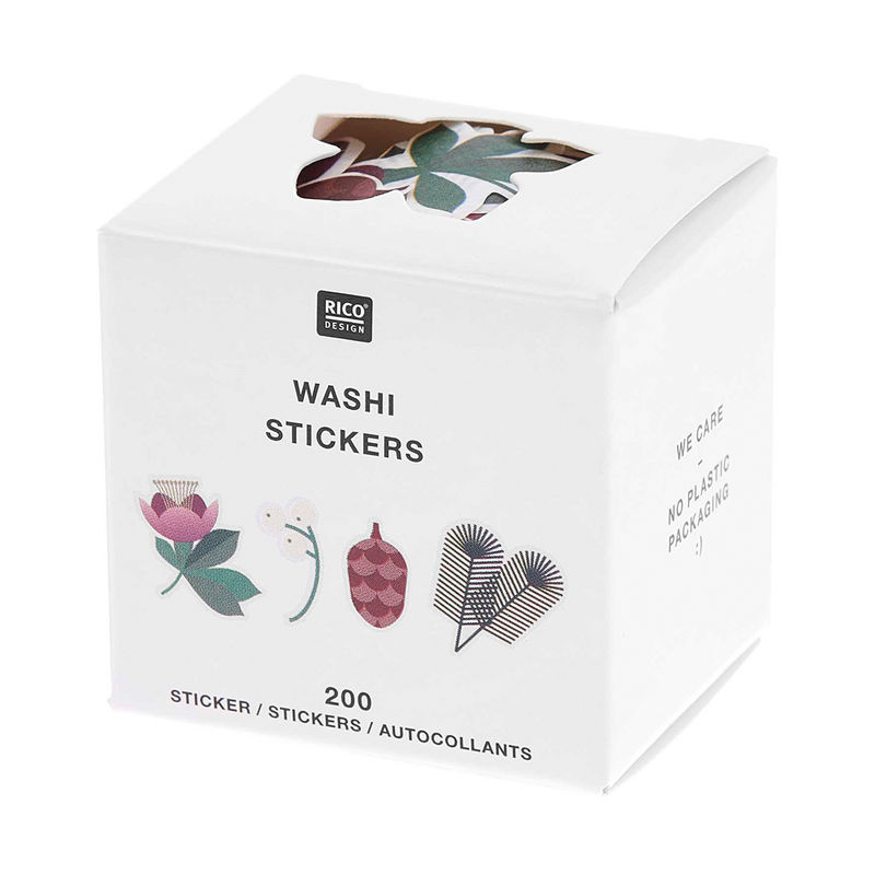 Washi-Sticker CHRISTMAS ROCKS! - HELLEBORUS 200-teilig von Rico Design