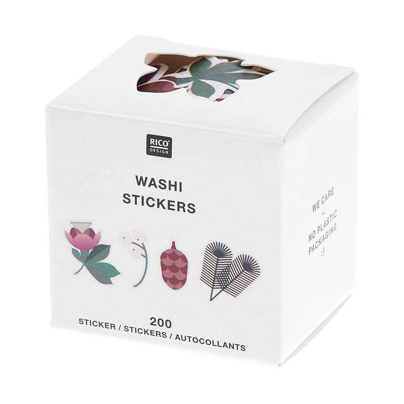 Washi-Sticker CHRISTMAS ROCKS! - HELLEBORUS 200-teilig von Rico Design