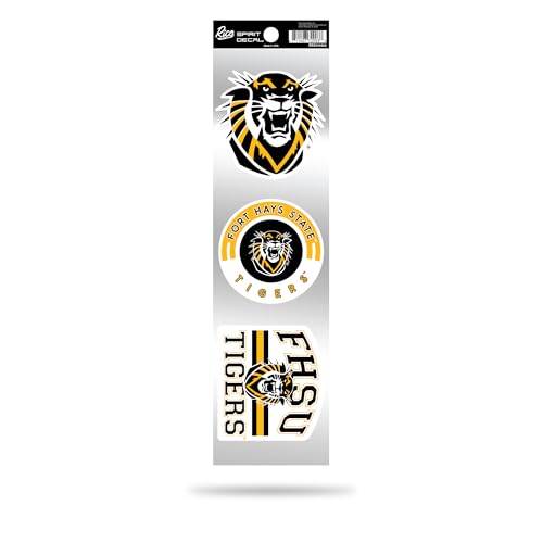 Rico Industries NCAA Fort Hays State Tigers Retro-Aufkleber-Set von Rico Industries