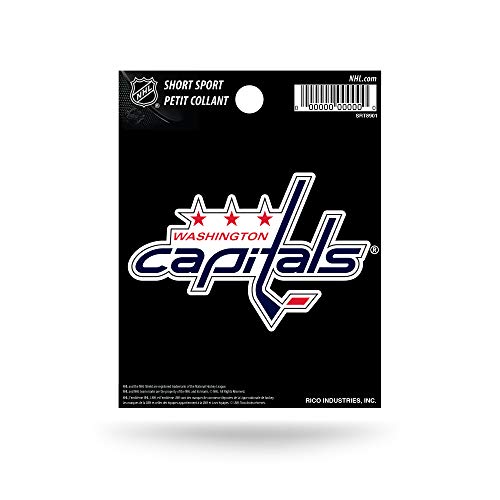 Rico Industries NHL Hockey Washington Capitals kurzer Sport-Aufkleber, 9,5 x 12,9 cm, gestanztes Team-Logo, kurzer Sport-Aufkleber Rico Industries NHL Hockey Washington Capitals kurzer Sport-Aufkleber, 9,5 x 12,9 cm, gestanztes Team-Logo, kurzer Sport-Aufkleber von Rico Industries