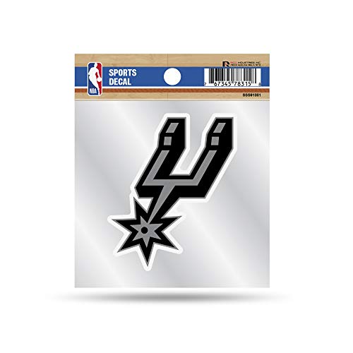 Rico Industries San Antonio Spurs Aufkleber, 10,2 x 10,2 cm, klein von Rico Industries