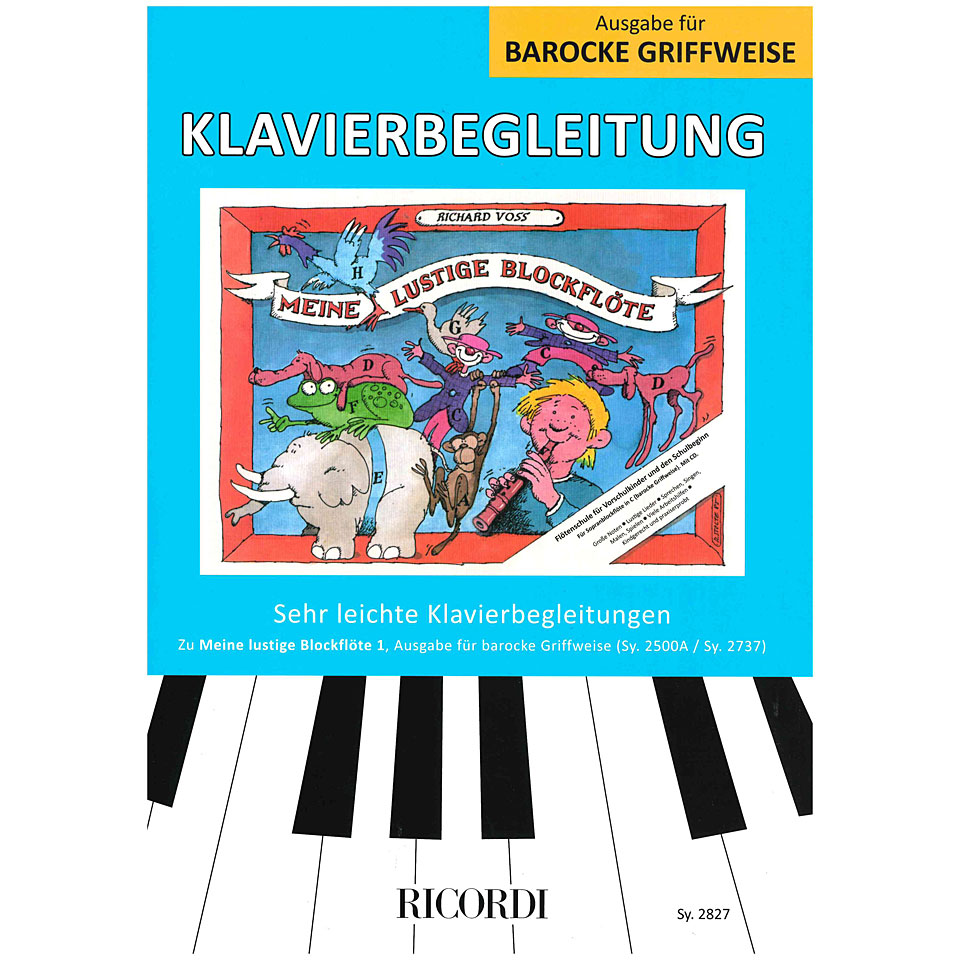 Ricordi Meine lustige Blockflöte Bd.1 Klavierbegleitung ba Lehrbuch Ricordi Meine lustige Blockflöte Bd.1 Klavierbegleitung ba Lehrbuch von Ricordi