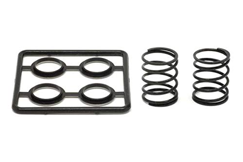 RC Model RIDE TC Pro Matched Big Bore Short Springs (2) (H23mm) Black Total Coil=5.75 von Ride