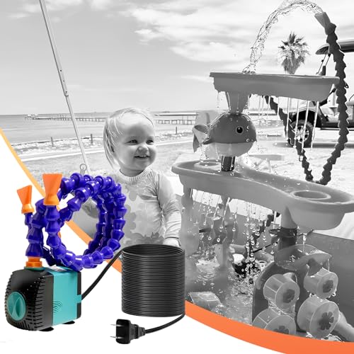 Rider mike Wassertisch Automatisches Wasserversorgungsgerät Wassertisch für Kleinkinder Alter 3-5 Jahre Wassertischpumpe Keine Montage erforderlich Universalmodell Kabellänge 16,4 Fuß von Rider mike