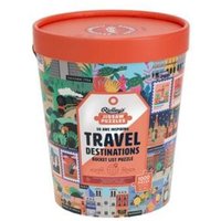 50 Awe-Inspiring Travel Destinations Bucket List 1000-Piece Puzzle von Ridley's Games