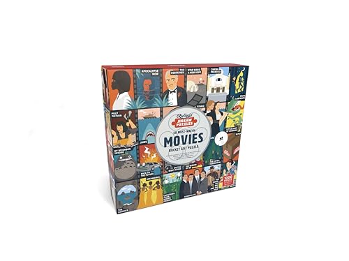 Puzzle mit 1000 Teilen aus 50 Filmen, ein Muss von Ridley's Games