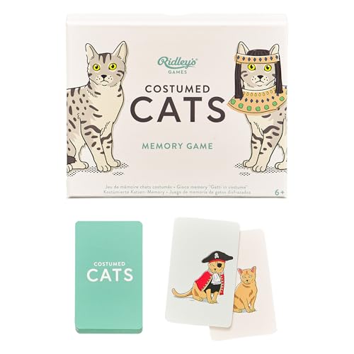 Ridley's Games GME051 Kostüme Katzen Memory Game Matching Card Multi von Ridley's Games