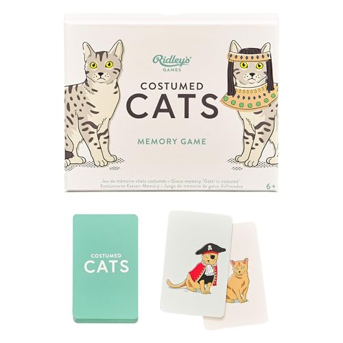 Ridley's Games GME051 Kostüme Katzen Memory Game Matching Card Multi von Ridley's