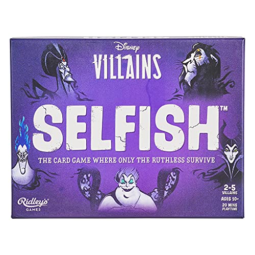 Ridley's DSY004 Strategiespiel Selfish Disney Villains, A5, Mehrfarbig von Ridley's