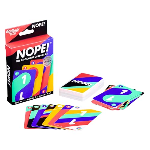 Ridley's GME020 Nope Kartenspiel, ab 6 Jahren für Erwachsene, Mehrfarbig Ridley's GME020 Nope Kartenspiel, ab 6 Jahren für Erwachsene, Mehrfarbig von Ridley's
