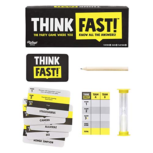 Ridley's Games GME029 Think Fast Game Board, Multi, ab 8 Jahren von Ridley's Games