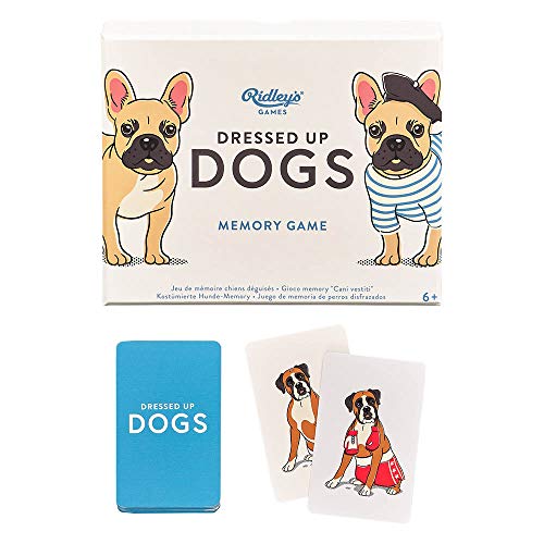 Ridley's GME052 Dressed Up Dogs Memory Game Passendes Kartenspiel, Mehrfarbig von Ridley's