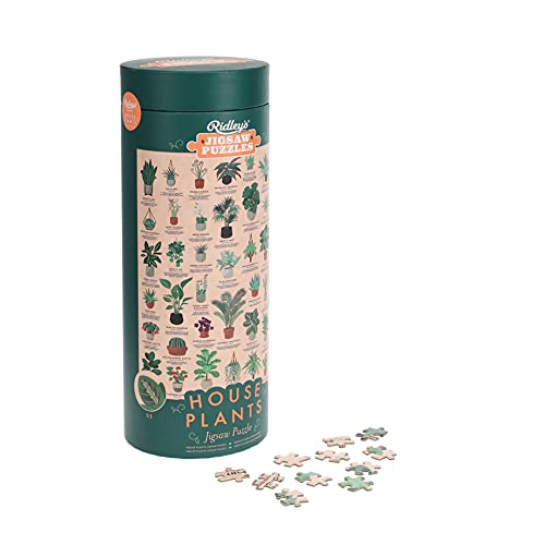 Ridley's JIG058 House of Plants Jigsaw Puzzle, Green von Ridley's
