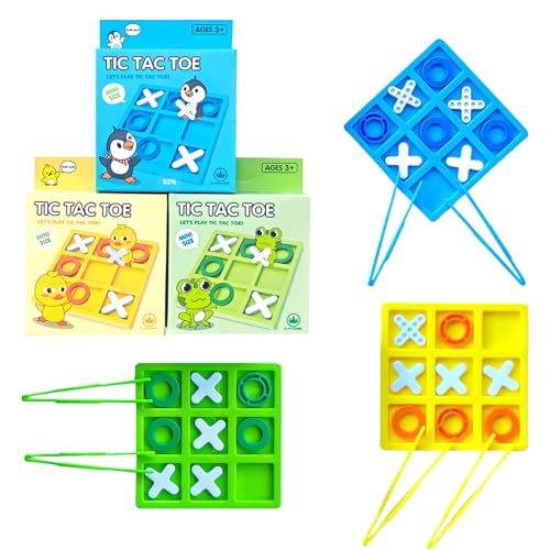 3 Stück Tic Tac Toe,Tic Tac Mini,Interessantes Tik Tak Toe,Lehrreiches Tictactoe,Geeignet für Wohnzimmerdekoration für Desktop-Dekoration,Familienspiele,Blau,Grün,Gelb 3 Stück Tic Tac Toe,Tic Tac Mini,Interessantes Tik Tak Toe,Lehrreiches Tictactoe,Geeignet für Wohnzimmerdekoration für Desktop-Dekoration,Familienspiele,Blau,Grün,Gelb von Rienan