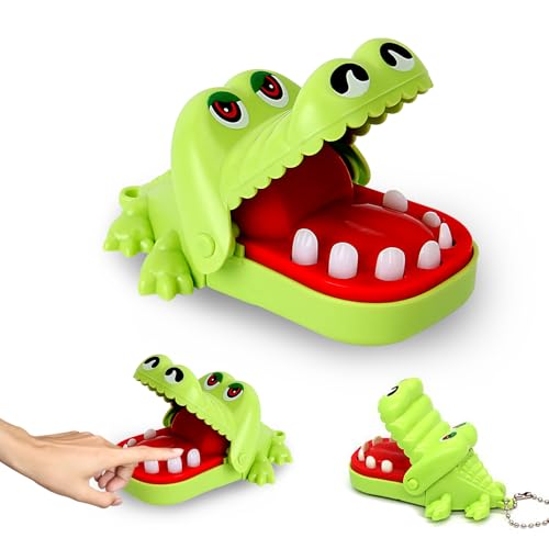 Krokodil Spiel Zähne, Spielzeug Krokodil Zähne, Croco Spiel, Action-Geschicklichkeitsspiel, Geeignet für Familienfeiern, Kindergeschenk von Rienan