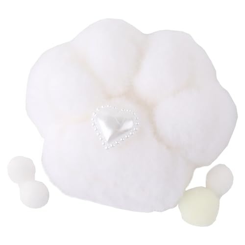 Squishy Pfote,Katzenpfoten Squishy,Cat Paw Squishy,Squishy Paw,Niedliche Katzenpfotenformen,Leicht zu Reinigen,Geeignet für Mädchen und Jungen,Entspannung für Erwachsene (Weiß) von Rienan