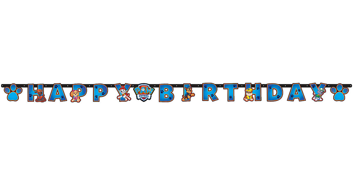Partykette Paw Patrol mehrfarbig Partykette Paw Patrol mehrfarbig von Amscan