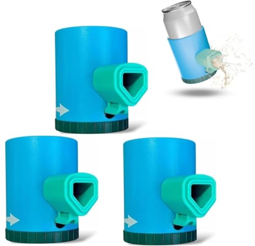 Shotgun Roulette,Drinking Game for Tailgating,Randomized Beer Shotgun,The Thrilling Twist-and-Pass Party Game,Hot Potato Style Beer Shot Tool For BBQ Pregame Bachelor Summer Party Game (3 Pcs) von Rietoiu
