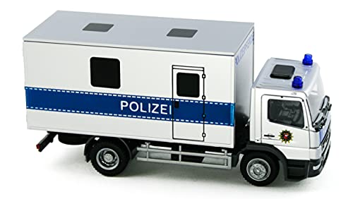 Rietze 72510 - Mercedes-Benz Atego '10 Koffer Transport Polizeipferde - 1:87 von Rietze