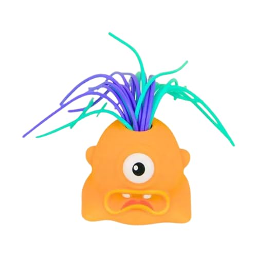# 2023 Screaming EIN und einzigartiges Spielzeug, das Sie EIN wenig Ruft, wenn Sie an Ihren Haaren ziehen, und das geflochten Werden kann, um Ihre Kreativität zu betonen und (Orange, One Size) von Rifuli