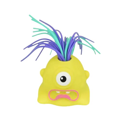 # 2023 Screaming EIN und einzigartiges Spielzeug, das Sie EIN wenig Ruft, wenn Sie an Ihren Haaren ziehen, und das geflochten Werden kann, um Ihre Kreativität zu betonen und (Yellow, One Size) von Rifuli