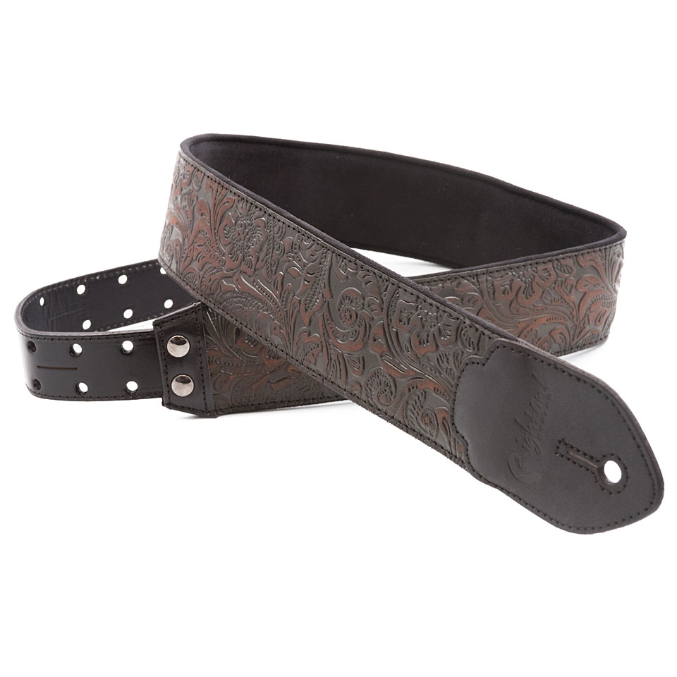 RightOn! Straps Leathercraft Blackguard black Gitarrengurt von RightOn! Straps