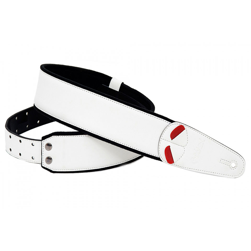 RightOn! Straps Mojo Charm, white Gitarrengurt von RightOn! Straps