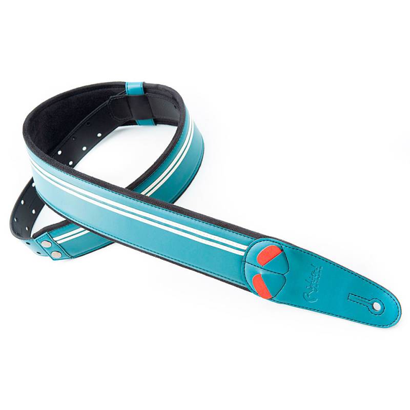 RightOn! Straps Mojo Race teal Gitarrengurt von RightOn! Straps