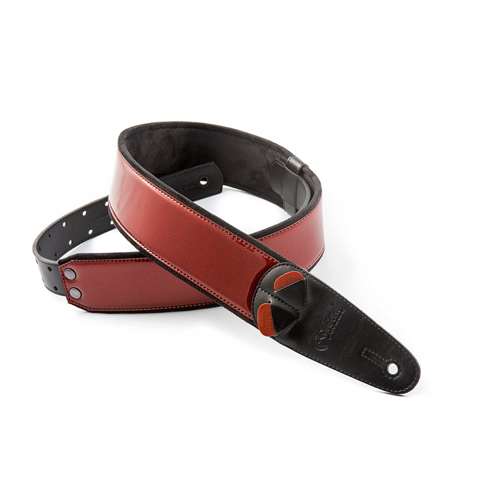 RightOn! Straps Mojo Stardust, red Gitarrengurt von RightOn! Straps