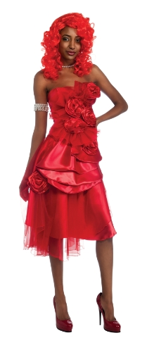 Rubies Costume Co Rihanna Kleid Kostüm, Rot/Ausflug, einfarbig (Getaway Solids), S Rubies Costume Co Rihanna Kleid Kostüm, Rot/Ausflug, einfarbig (Getaway Solids), S von Rubie's