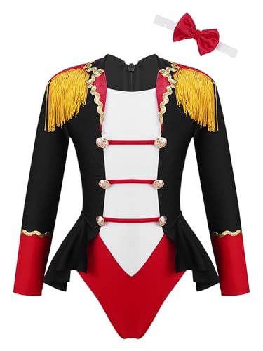 Riismen Halloween-Kostüm für Jungen und Mädchen, Ringmeister-Zirkus-Magier-Kostüm, Karneval-Weihnachts-Cosplay, Overall mit langen Ärmeln Schwarz 146-152 Riismen Halloween-Kostüm für Jungen und Mädchen, Ringmeister-Zirkus-Magier-Kostüm, Karneval-Weihnachts-Cosplay, Overall mit langen Ärmeln Schwarz 146-152 von Riismen