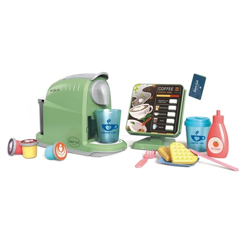 Smart Cook Kaffeemaschine – Coffee Shop – Küchenspielzeug – 24x9x16cm von Rijoka