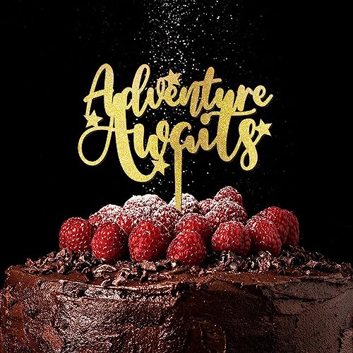 Rimego Adventure Awaits Kuchendekoration – süße Baby-Geburtstagsparty-Kuchendekoration, für Babyparty/Geschlechtsoffenbarung/Babyparty/Fotoautomaten-Requisiten Rimego Adventure Awaits Kuchendekoration – süße Baby-Geburtstagsparty-Kuchendekoration, für Babyparty/Geschlechtsoffenbarung/Babyparty/Fotoautomaten-Requisiten von Rimego