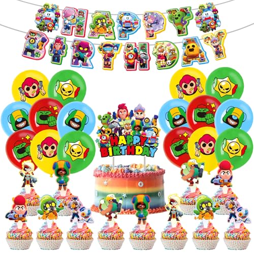 44 PCS Geburtstagsdeko Set,Kinder Geburtstag Deko,Geburtstag Party Deko Kinder, Enthält Tortendeko, Happy Birthday Girlande, Luftballon – Perfekt für Kindergeburtstagsfeiern 44 PCS Geburtstagsdeko Set,Kinder Geburtstag Deko,Geburtstag Party Deko Kinder, Enthält Tortendeko, Happy Birthday Girlande, Luftballon – Perfekt für Kindergeburtstagsfeiern von Rimtpuz