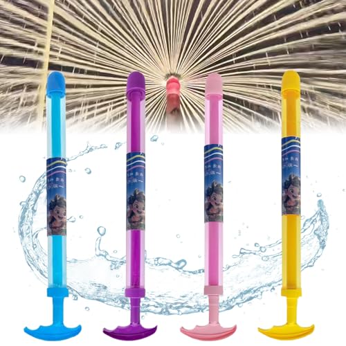 Feuerwerks Wasserpistole Spielzeug 4 Stück, Hochdruck Wassersprühspielzeug im Feuerwerksstil, Romantische Wasserpistole Ideal für Garten, Pool & Strand Feuerwerks Wasserpistole Spielzeug 4 Stück, Hochdruck Wassersprühspielzeug im Feuerwerksstil, Romantische Wasserpistole Ideal für Garten, Pool & Strand von Rimtpuz