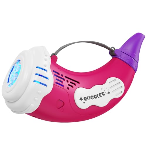 Seifenblasenmaschine Kinder musikalische Seifenblasenpistole, die mit dem Mund geblasen Werden kann und auch automatisch Seifenblasen produzieren kann-Rot Seifenblasenmaschine Kinder musikalische Seifenblasenpistole, die mit dem Mund geblasen Werden kann und auch automatisch Seifenblasen produzieren kann-Rot von Rincalivestra