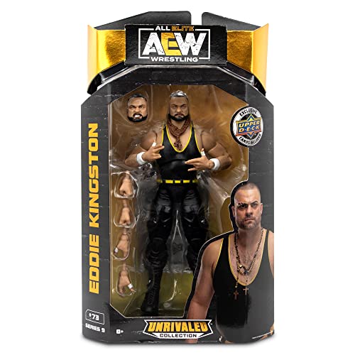 Eddie Kingston AEW Unrivaled 9 Toy Wrestling Actionfigur von Ringside