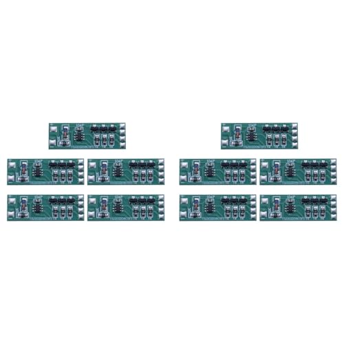 Rinteea 10 Stück 3-12 V Blinkendes LED-Lichtmodul, Rot, Blau, Paar, Blinkend, Geeignet für Auto-Modell, Fahrrad, Elektrofahrzeug, Sicherheitslicht. von Rinteea