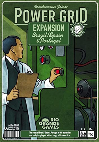 Power Grid: Erweiterung Brasilien/Spanien & Portugal (Recharged Version) von Rio Grande Games