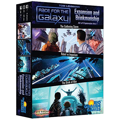 Race for The Galaxy: Expansion and Brinkmanship (Exp.) (ENGL.) von Rio Grande Games