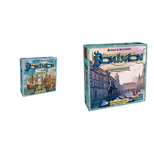 Rio Grande Games 130014155 Dominion Erweiterung-Seaside 2. Edition, White & 22501417 Dominion Erweiterung - Renaissance, Single von Rio Grande Games